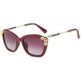 Butterfly Women's Sunglasses Driving Glasses Polarized Sunglasses - Red - C418G7ECMXU $64.09