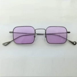 Oversized Sunglasses Women Small Frame Polygon Sunglasses men Brand Designer Blue Pink Clear Lens Sun Glasses - 4 - CT18W8IT3...