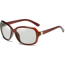 Oval Women Photochromic Sunglasses-Polarized Square Eyewear Day And Night Vision - G - CN190OC5Z2C $64.14