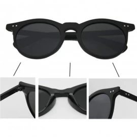 Cat Eye Polarized Cat Eye Fashion Designer Sunglasses - Black - CL12GZARQUV $11.74