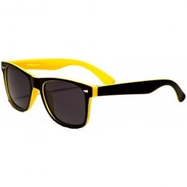 Wayfarer Polarized 80's Retro Classic Trendy Stylish Matte Sunglasses for Men Women With Microfiber Soft Case - CF18R49SNZS $...