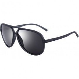 Sport Polarized Sunglasses for Women Men Lighter Frame Vintage Pilot Sunglasses with Case O8510 - Gray - C518H26X8IH $23.06