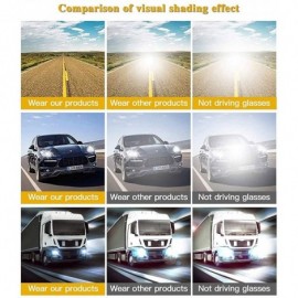Wrap Anti Glare Night Vision Glasses HD Polarized Tint Fit Over Wrap Around Prescription Eyewear - C2199MSM95T $11.13