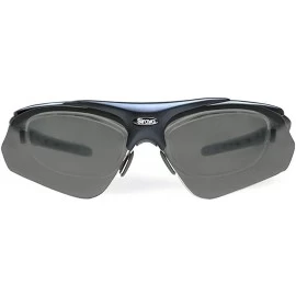 Sport Delta Navy Blue Fishing Sunglasses with ZEISS P7020 Gray Tri-flection Lenses - C918KN78X93 $20.12
