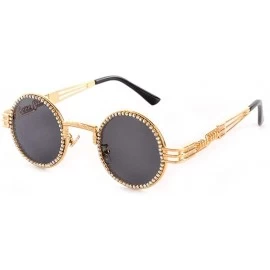 Square 2020 Vintage Round Diamond Sunglasses Women Luxury Red Black Clear Lens Rhinestone Eyeglasses UV400 - 4 - CY198GLKUCL ...
