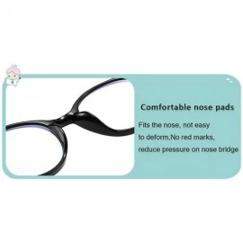 Round Anti Blue Light for Kids - Clear Lens Glasses Round Frame Eye Protection - Transparent-purple - CY198R2S7C6 $15.68