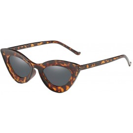 Oversized Fashion Oversized Sunglasses Luxulry - Coffee - CP18WMC0ECG $16.49