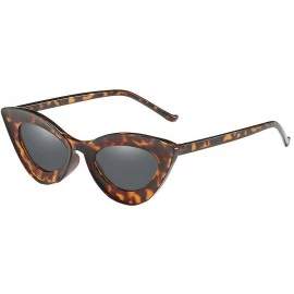 Oversized Fashion Oversized Sunglasses Luxulry - Coffee - CP18WMC0ECG $10.07