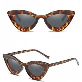 Oversized Fashion Oversized Sunglasses Luxulry - Coffee - CP18WMC0ECG $10.07