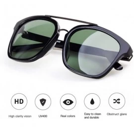 Aviator Fashion Sunglasses Women Classic Square Frame Polarized Fishing Lens Green - Green - C418YZWWLS5 $53.19