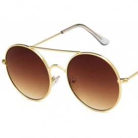 Aviator Round Sunglasses Women Men Retro Aolly Women Sun Glasses Men Ladies Eyewear 4 - 8 - CZ18XE0R5R7 $8.48
