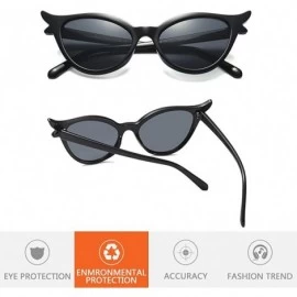 Wayfarer Ladies Sunglasses Women Cat Eye Designer for Holiday Driving Travel UV400 - Tea - CU18G7AHS0L $8.50