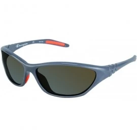 Oval Champion Women's Dove Grey polycarbonate oval Sunglasses - CS12I8WEOWD $20.38