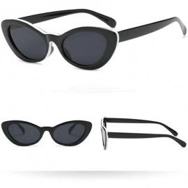 Cat Eye Cat Eye Sunglasses Celebrity Flat Lenses Street Fashion Glasses for Party Women by 2DXuixsh - F - CB18S7XK72Z $9.61