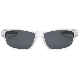 Sport Mens Lightweight Polarized Sunglasses Sport Riding Driving Glasses - Grey - CT18DXIN448 $16.77