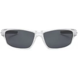 Sport Mens Lightweight Polarized Sunglasses Sport Riding Driving Glasses - Grey - CT18DXIN448 $16.77