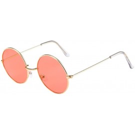 Sport Women Men Fashion Circle Frame Vintage Retro Glasses-Unisex Sunglasses Eyewear - B - CT18Q3ZSLLZ $19.21