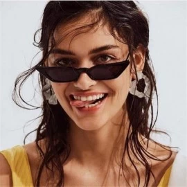 Goggle Polarized Exaggerated Irregular Shaped Eye Sunglasses For Women- Mirrored Lens Goggle Eyewear - Black - C4196EYY745 $6.74