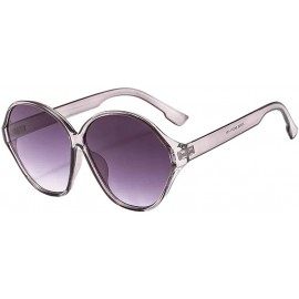 Round UV Protection Sunglasses for Women Men Full rim frame Round Plastic Lens and Frame Sunglass - C - CD19033GW90 $22.62