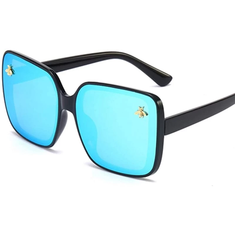 Oversized Oversized Sunglasses Gradient Glasses Sunglasseselegant - Cyan - C5197CREUW3 $20.73