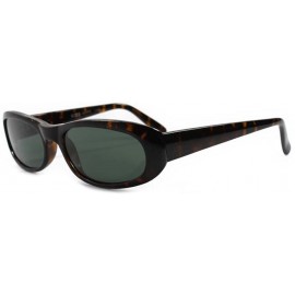 Rectangular Vintage 80s Urban Hip Rectangle Sunglasses - Tortoise - CN18ECG4A0D $28.88