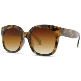 Oversized Big Trendy Gradient Women's Sunglasses RS1127 Available in 2 colors - C2 – Tort - CQ18UOSRD8I $49.54