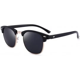 Goggle Classic Retro Round Shades Sun Glasses - C1 - C718HLQAY9M $26.04