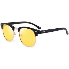 Goggle Classic Retro Round Shades Sun Glasses - C1 - C718HLQAY9M $11.65