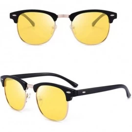Goggle Classic Retro Round Shades Sun Glasses - C1 - C718HLQAY9M $11.65