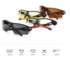 Sport Polarized Sunglasses Men Explosion Proof Baseball - Yellow Frame Night Vision Goggles - C9190DZUWC5 $12.92