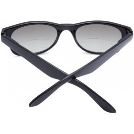 Oversized Comfortable Stylish Bifocal Sunglasses Readers UV400 Protection Outdoor Reading Glasses for Men and Women - Black -...