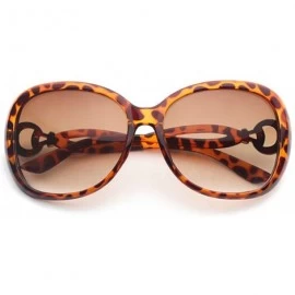 Sport Classic style Sunglasses for women metal Resin UV400 Sun glasses - Leopard Print - C918T2U98NL $13.14