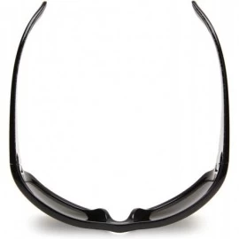 Wrap mens An4166 Cheat Sheet Rectangular Sunglasses Rectangular Sunglasses - Black/Grey - CK118JT780V $39.51