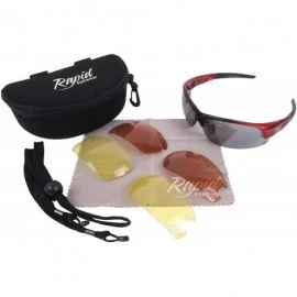 Sport UV400 Pilot Sunglasses Interchangeable Lenses - C5127XU6JC9 $79.77