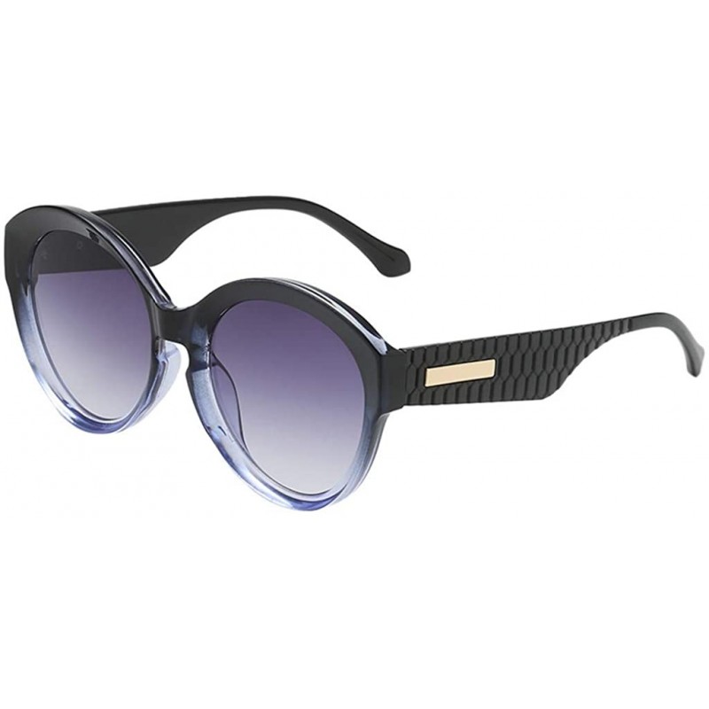 Wayfarer Retro Round Sunglasses for Girls Polarized for Women UV Protection for Driving Fishing Riding Outdoors - C318ZD746UW...