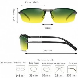 Sport Day & Night Polarized Sunglasses Polarized Anti - glare NightSunglasses - CA1850M3CZL $22.35