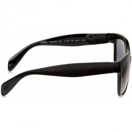 Square Women's Palmetto Square Hideaway Bifocal Sunglasses - Black - 56 mm + 2 - CE189SSII0T $27.50
