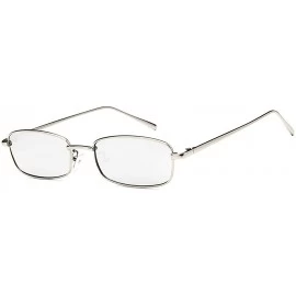 Oversized Vintage style Sunglasses for Unisex metal Resin UV 400 Protection Sunglasses - White - CI18SAR9I24 $17.83