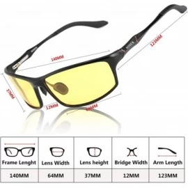 Oval Polarizing Glasses Night Driving Glasses HD Vision Anti Glare Sunglasses - Color5 - CD18ZYLSDWO $35.67