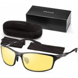 Oval Polarizing Glasses Night Driving Glasses HD Vision Anti Glare Sunglasses - Color5 - CD18ZYLSDWO $35.67