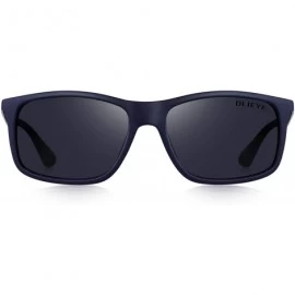 Rectangular Unisex Ultra-light Series Sports Polarized Sunglasses TR90 Legs O8161 - Dark Blue - CT18H36HNCR $15.48