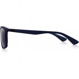 Rectangular Unisex Ultra-light Series Sports Polarized Sunglasses TR90 Legs O8161 - Dark Blue - CT18H36HNCR $15.48