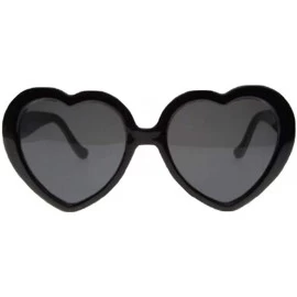 Oval Women Peach Heart Special Effects Interesting Glasses for Bar Night Club (Black) - CO199S8HL33 $18.75