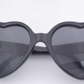 Oval Women Peach Heart Special Effects Interesting Glasses for Bar Night Club (Black) - CO199S8HL33 $11.40