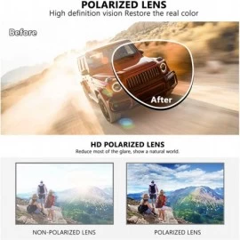 Wayfarer Polarized Sunglasses Vintage Eyewear Eyeglasses - Black Frame-orange Lense - CG18UZ998Z4 $8.08