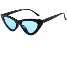 Square Sunglasses Goggles Eyeglasses Glasses Eyewear Polaroid - Black Blue - C518QQH3EST $18.90