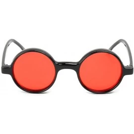 Round glasses Fashion Shades Sunglasses - Red - CY192QAOYN6 $14.26