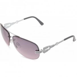 Aviator Women's R495 Aviator Sunglasses - Silver - CO11C4S3XM5 $75.10