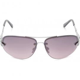 Aviator Women's R495 Aviator Sunglasses - Silver - CO11C4S3XM5 $38.05