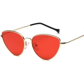 Cat Eye Vintage Sunglasses Sunglass Glasses - Red - CP198O0H4SC $50.13